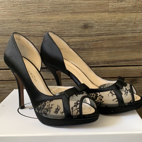 ✨Cappros Black Mesh Pump Size 8.5 - Picture 2 of 3